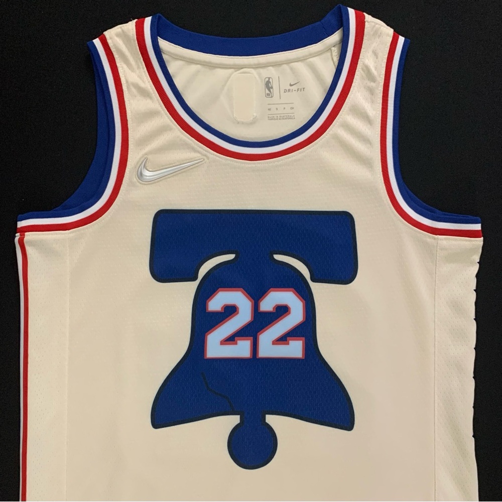 Rare Nike Matisse Thybulle Philadelphia 76ers #22 Earned Swingman Jersey 40 S